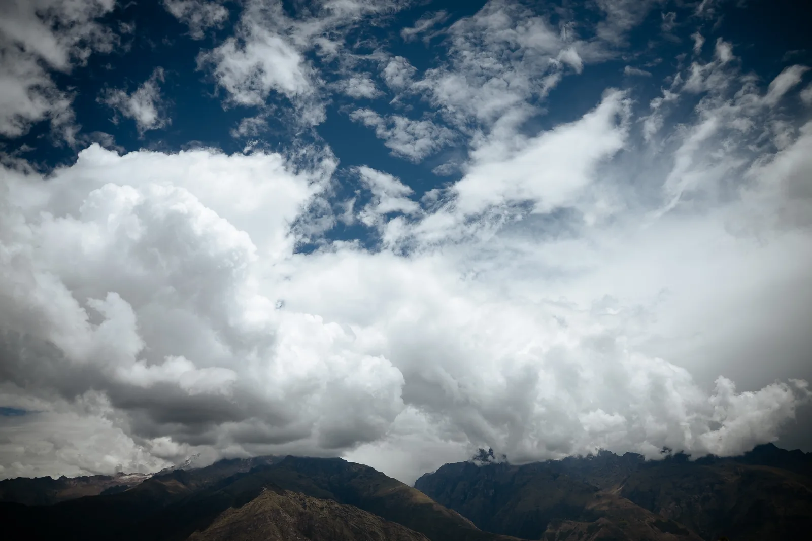 The Andes mountains of Peru where Amahí Home textiles originate